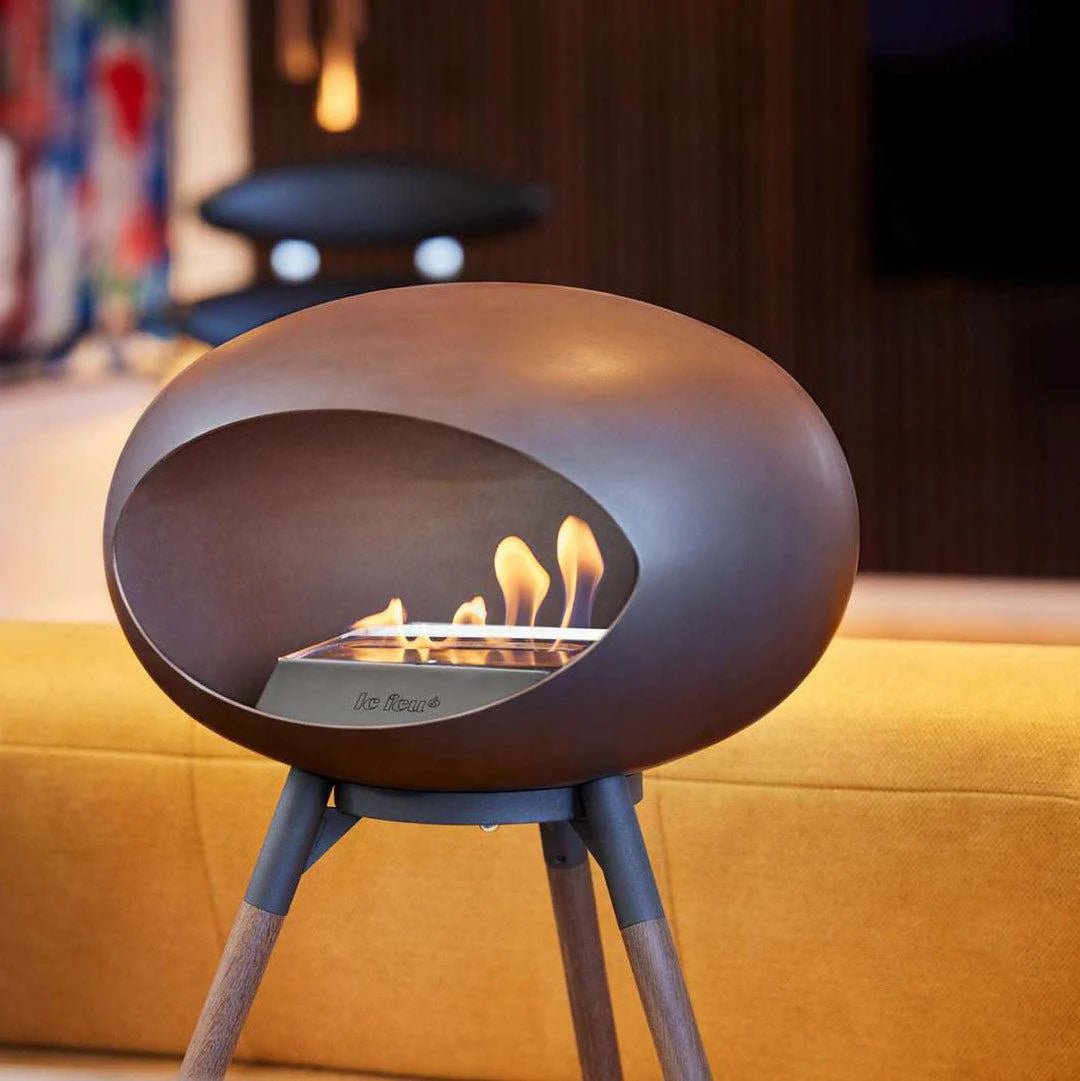 Le Feu - Dome Mocca Ground Wood Low - Fireplace - Majestic Patio