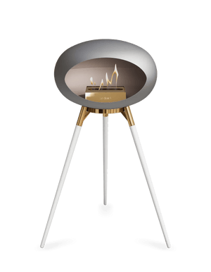 Le Feu - Dome Nickel Ground Wood High - Fireplace - Majestic Patio