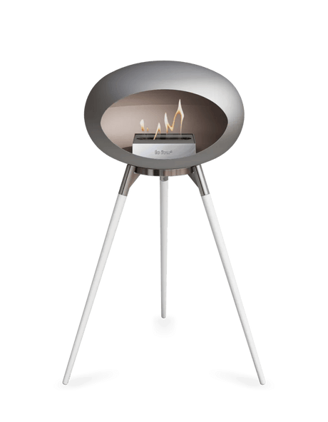 Le Feu - Dome Nickel Ground Wood High - Fireplace - Majestic Patio