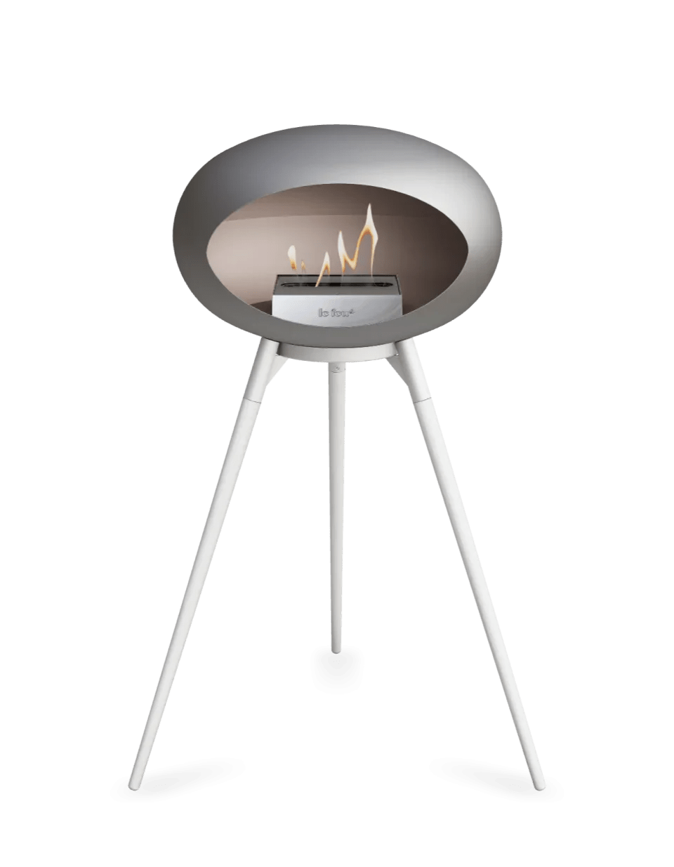 Le Feu - Dome Nickel Ground Wood High - Fireplace - Majestic Patio