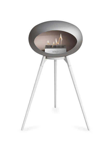 Le Feu - Dome Nickel Ground Wood High - Fireplace - Majestic Patio