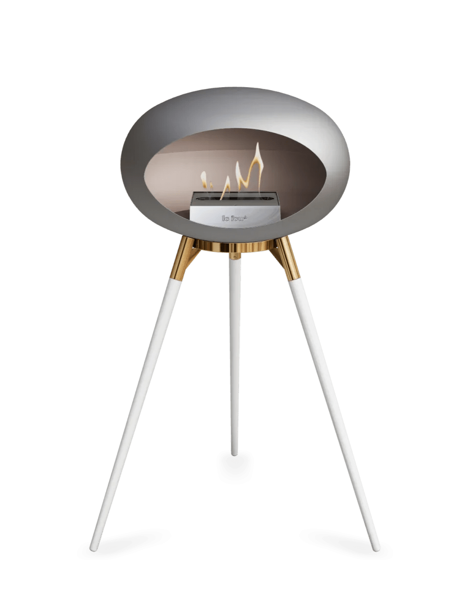 Le Feu - Dome Nickel Ground Wood High - Fireplace - Majestic Patio