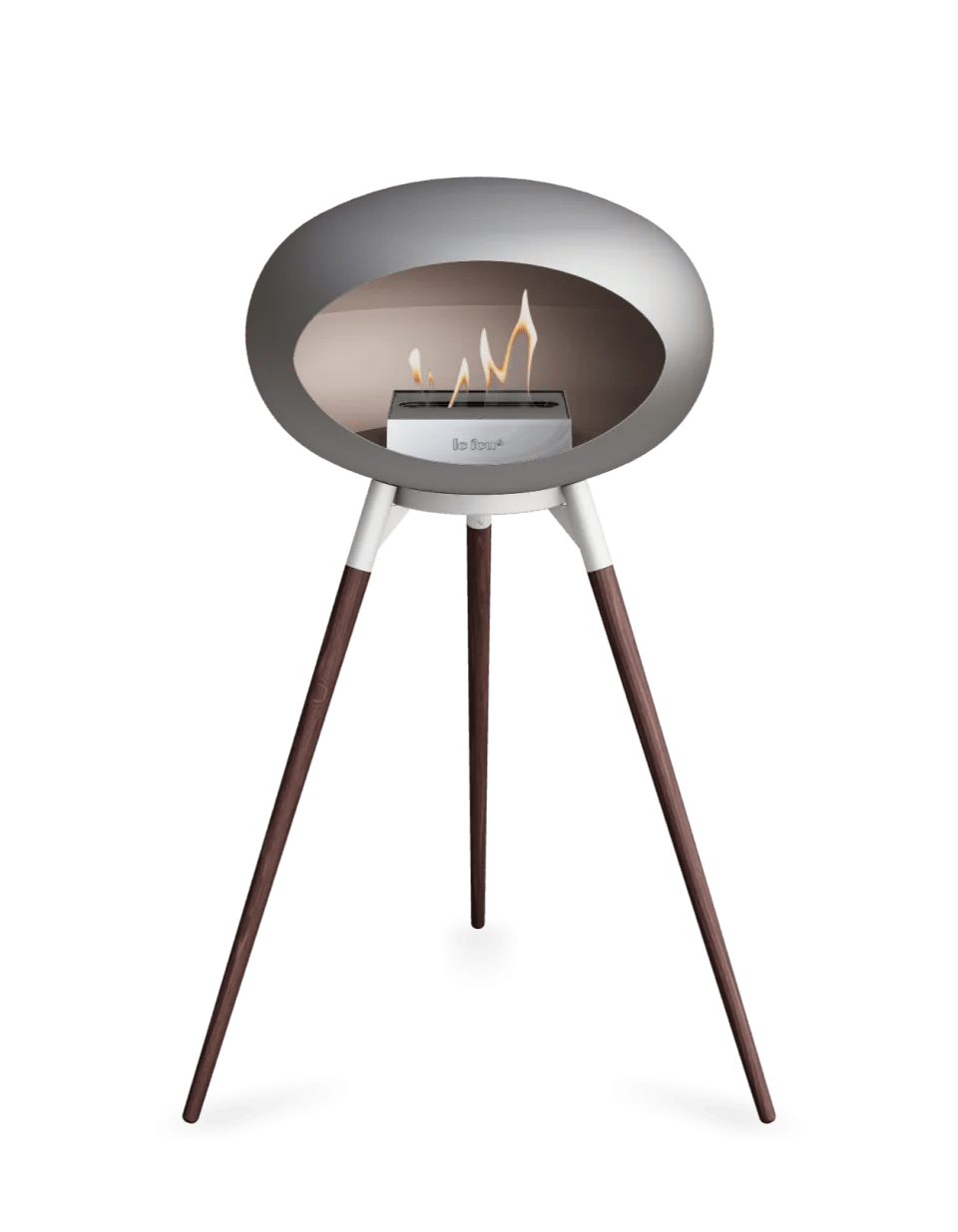 Le Feu - Dome Nickel Ground Wood High - Fireplace - Majestic Patio