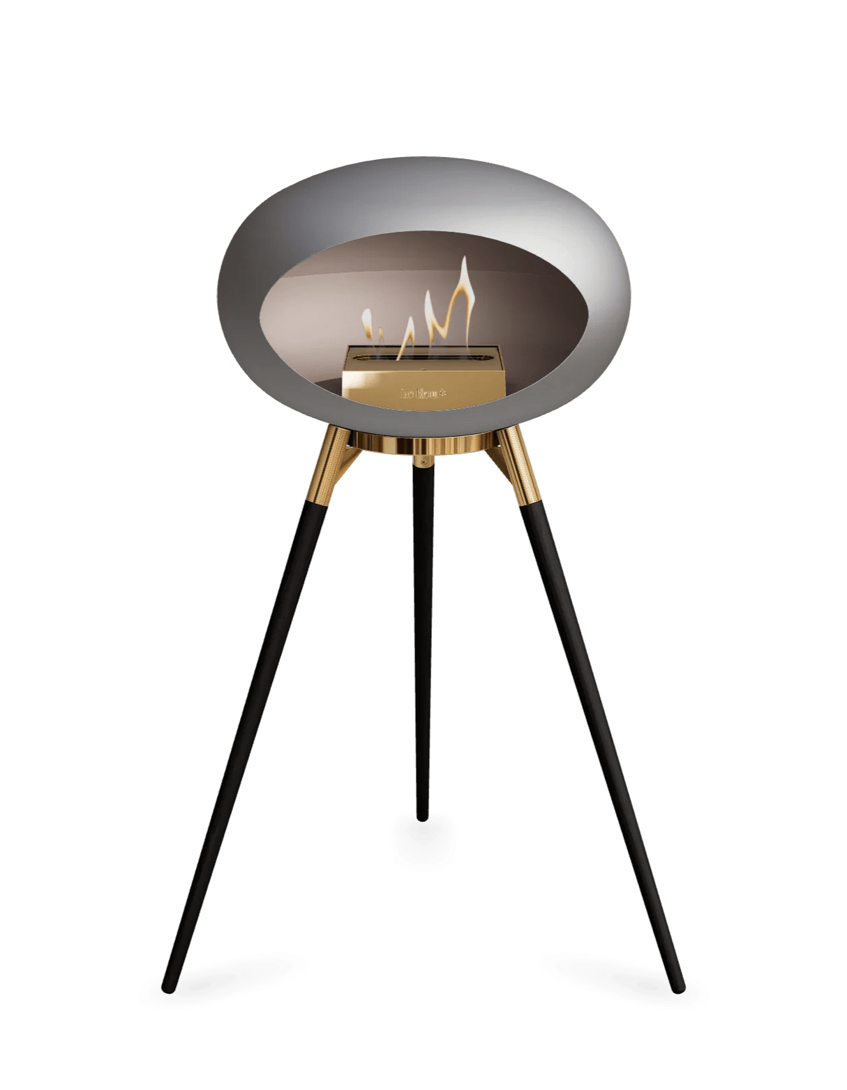 Le Feu - Dome Nickel Ground Wood High - Fireplace - Majestic Patio