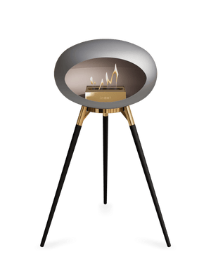 Le Feu - Dome Nickel Ground Wood High - Fireplace - Majestic Patio