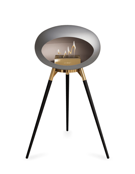 Le Feu - Dome Nickel Ground Wood High - Fireplace - Majestic Patio