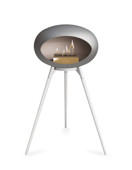 Le Feu - Dome Nickel Ground Wood High - Fireplace - Majestic Patio