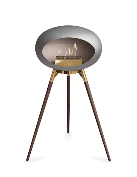 Le Feu - Dome Nickel Ground Wood High - Fireplace - Majestic Patio