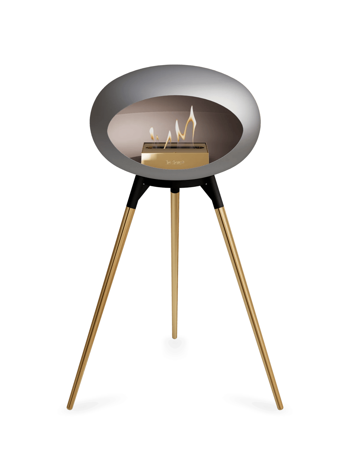 Le Feu - Dome Nickel Ground Wood High - Fireplace - Majestic Patio