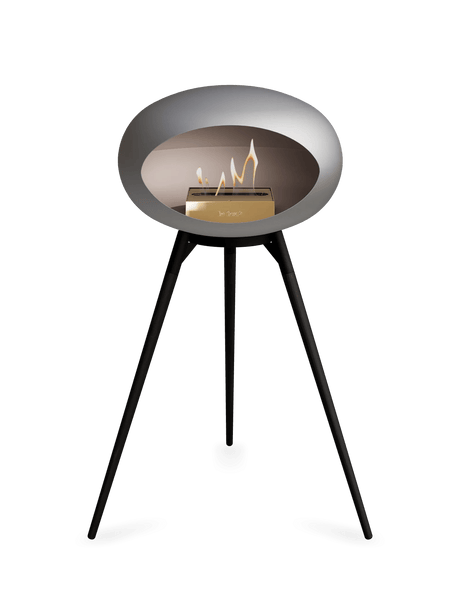 Le Feu - Dome Nickel Ground Wood High - Fireplace - Majestic Patio