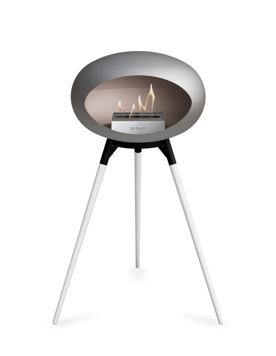 Le Feu - Dome Nickel Ground Wood High - Fireplace - Majestic Patio