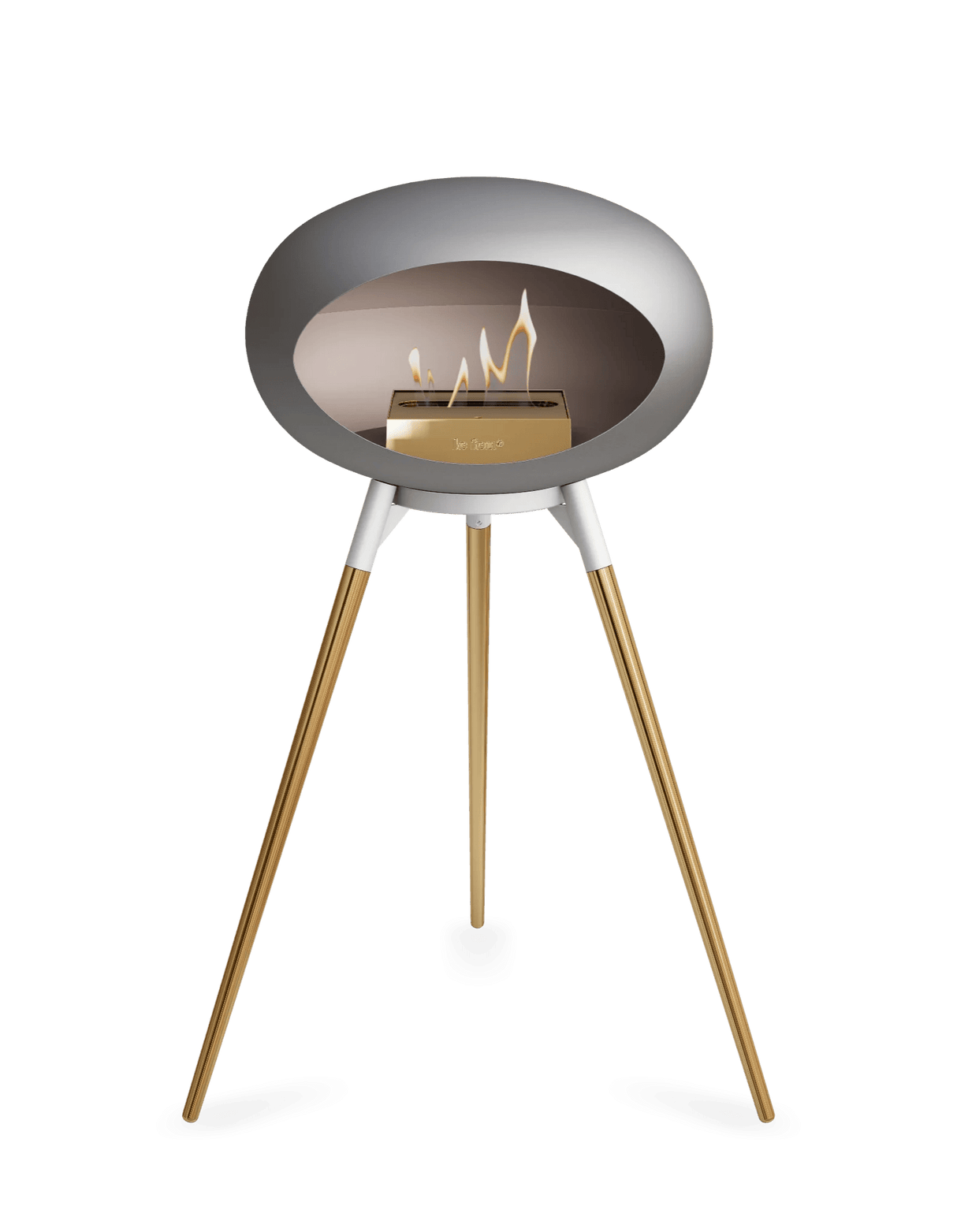 Le Feu - Dome Nickel Ground Wood High - Fireplace - Majestic Patio