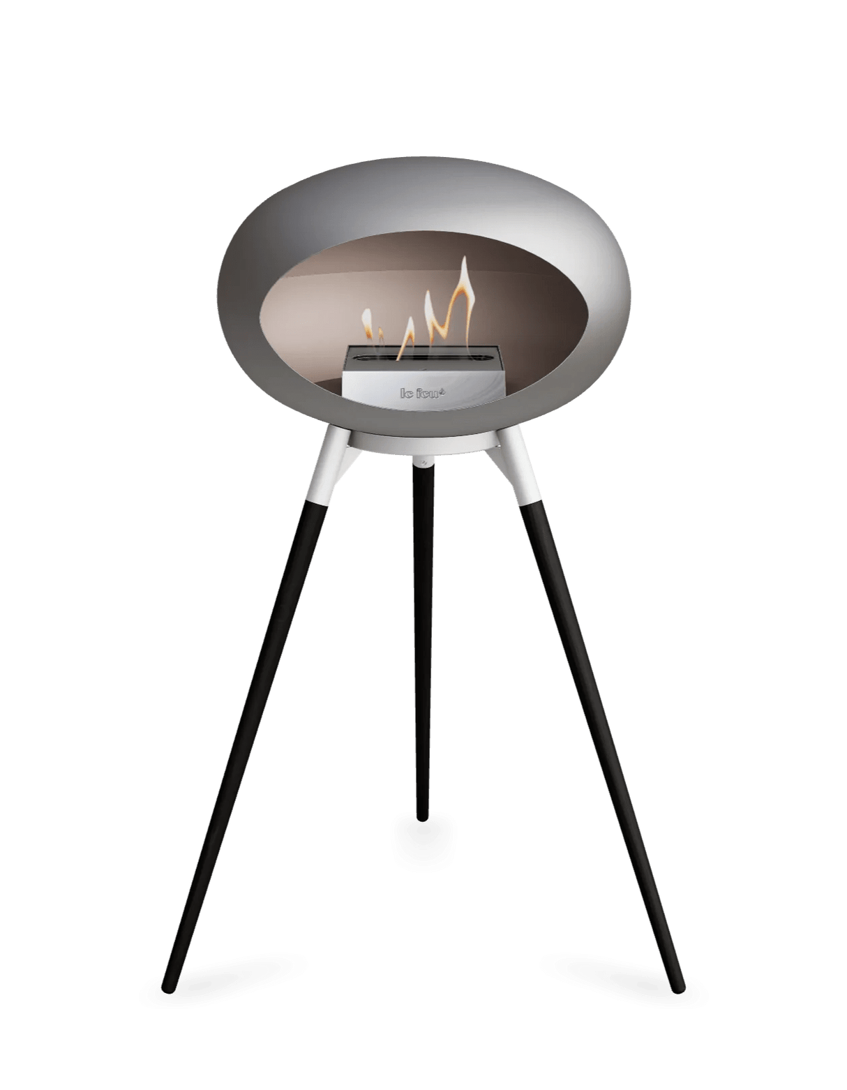 Le Feu - Dome Nickel Ground Wood High - Fireplace - Majestic Patio