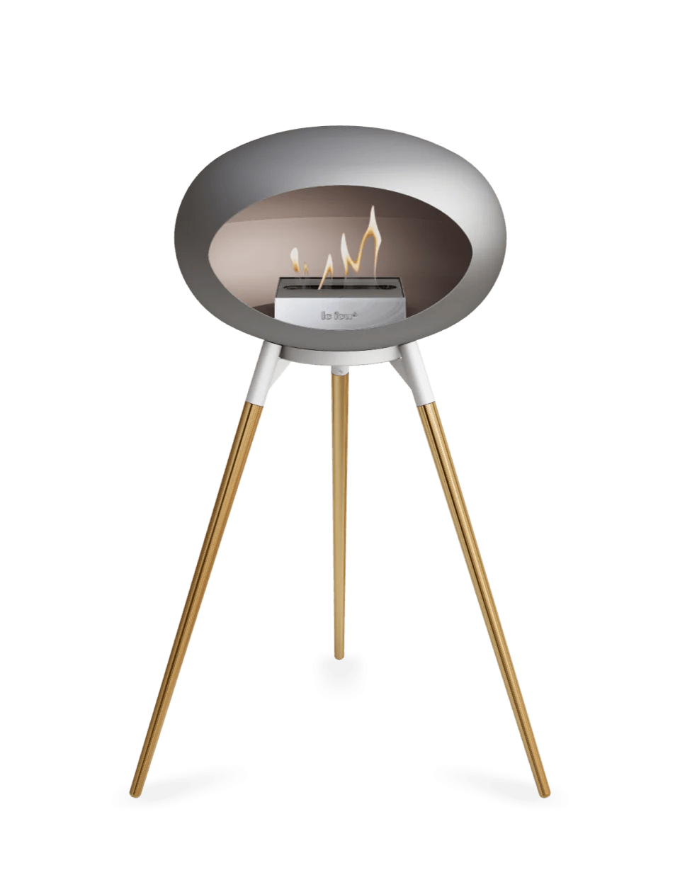 Le Feu - Dome Nickel Ground Wood High - Fireplace - Majestic Patio