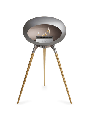 Le Feu - Dome Nickel Ground Wood High - Fireplace - Majestic Patio