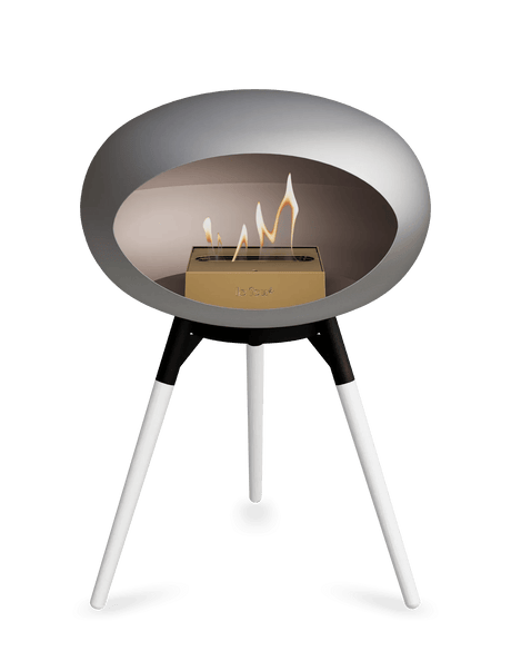 Le Feu - Dome Nickel Ground Wood Low - Fireplace - Majestic Patio