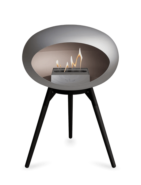 Le Feu - Dome Nickel Ground Wood Low - Fireplace - Majestic Patio