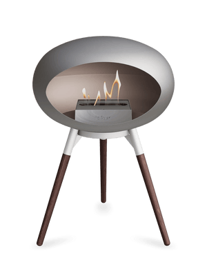 Le Feu - Dome Nickel Ground Wood Low - Fireplace - Majestic Patio