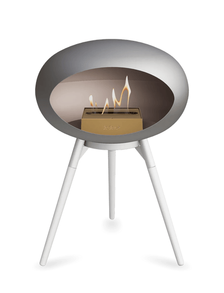 Le Feu - Dome Nickel Ground Wood Low - Fireplace - Majestic Patio