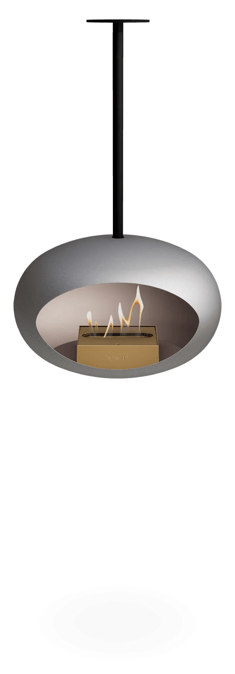 Le Feu - Dome Nickel Sky Indoor/Outdoor - Fireplace - Majestic Patio