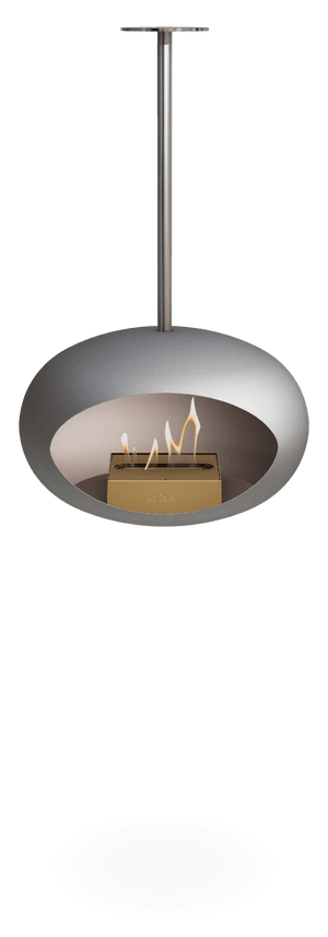 Le Feu - Dome Nickel Sky Indoor/Outdoor - Fireplace - Majestic Patio