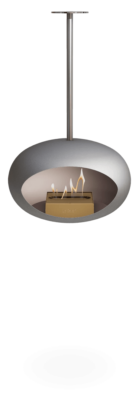 Le Feu - Dome Nickel Sky Indoor/Outdoor - Fireplace - Majestic Patio