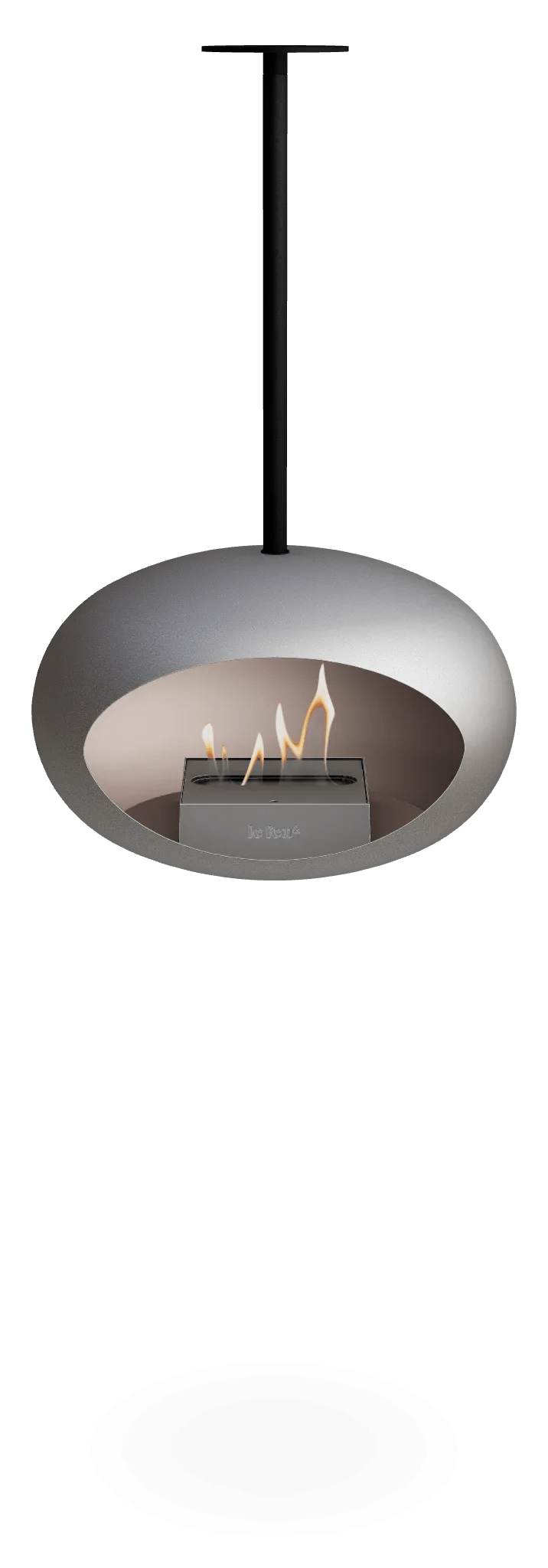 Le Feu - Dome Nickel Sky Indoor/Outdoor - Fireplace - Majestic Patio