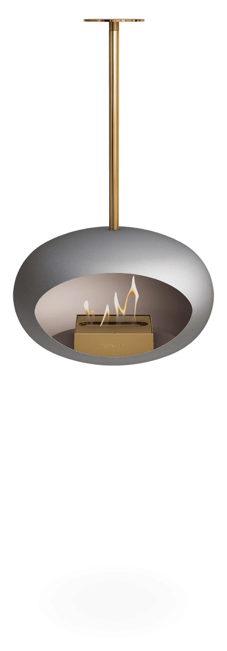 Le Feu - Dome Nickel Sky Indoor/Outdoor - Fireplace - Majestic Patio