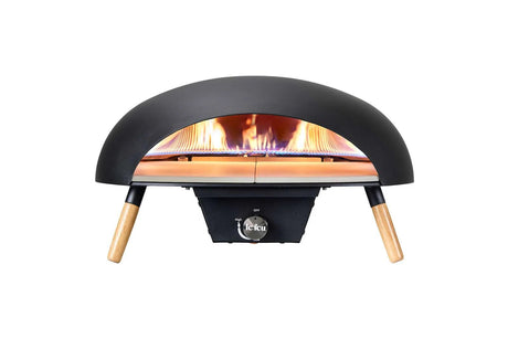 Le Feu - Turtle Black Gas Powered Pizza Oven - Majestic Patio