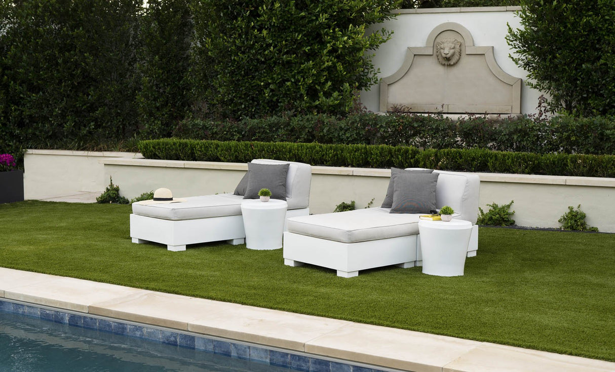 Ledge Lounger Affinity Side Table - Majestic Patio