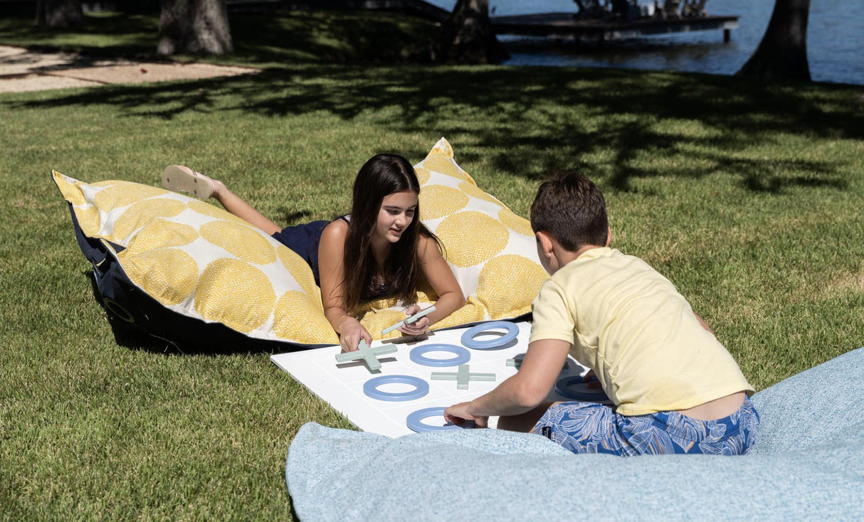 Ledge Lounger Checkers & Tic Tac Toe - Majestic Patio