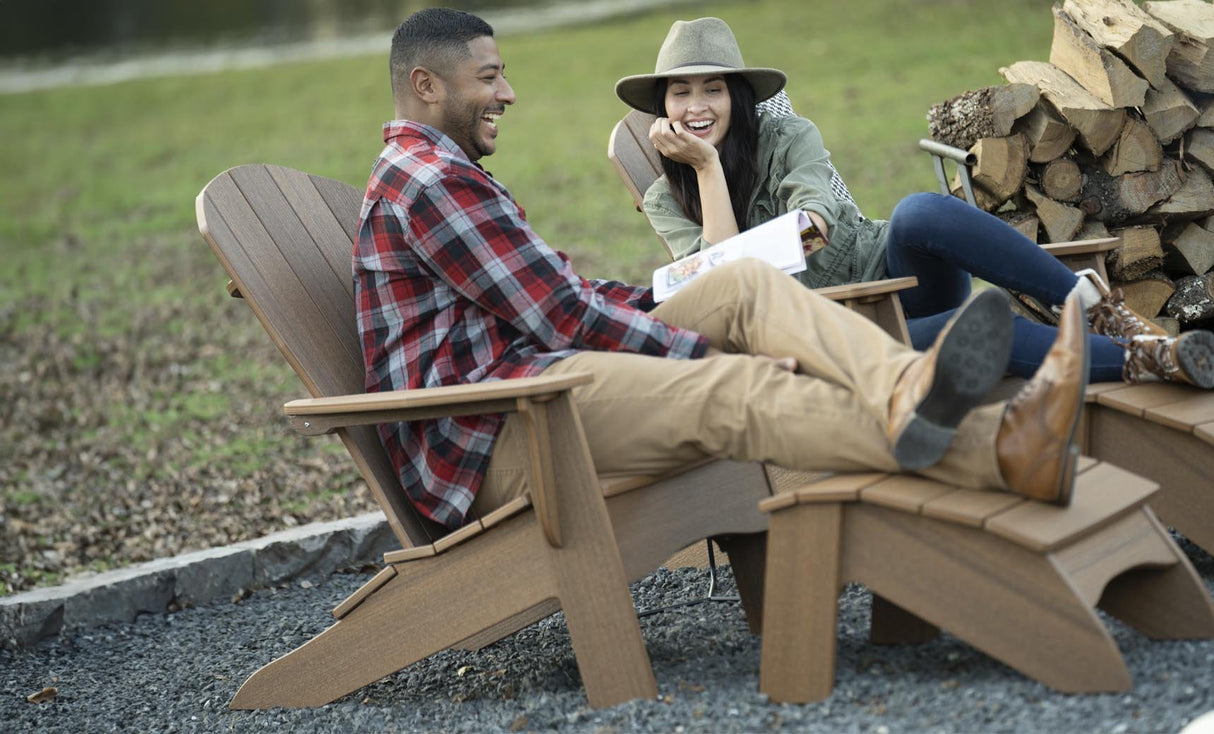 Ledge Lounger Legacy Adirondack Ottoman - Majestic Patio