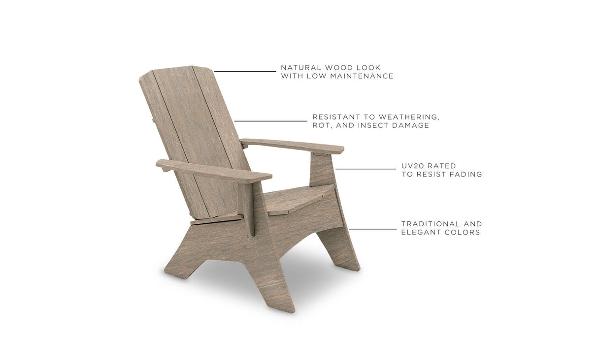 Ledge Lounger Mainstay Adirondack - Majestic Patio