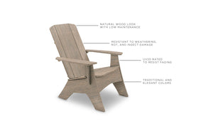 Ledge Lounger Mainstay Adirondack - Majestic Patio