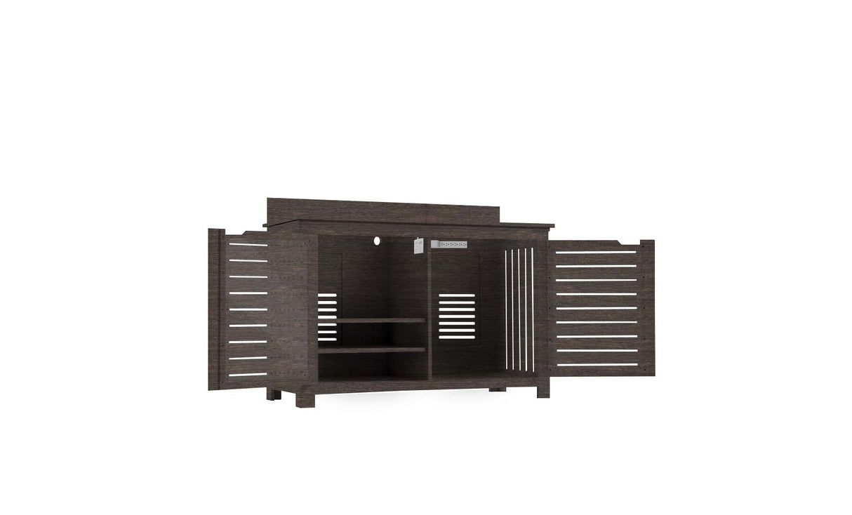 Ledge Lounger Mainstay Bar Credenza Without TV Mount - Majestic Patio