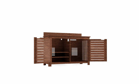 Ledge Lounger Mainstay Bar Credenza Without TV Mount - Majestic Patio