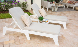 Ledge Lounger Mainstay Chaise Cushion - Majestic Patio