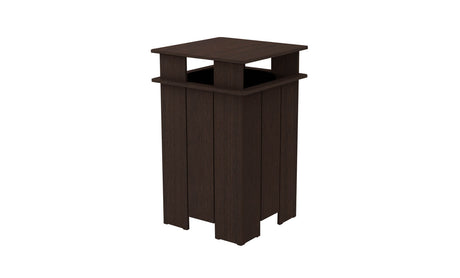 Ledge Lounger Mainstay Square Trash Bin - Majestic Patio