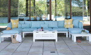 Ledge Lounger Mainstay Storage Coffee Table - Majestic Patio