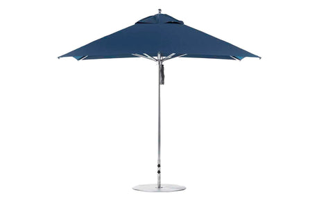 Ledge Lounger Premier Aluminum Umbrella - 10' Square Pulley - Majestic Patio