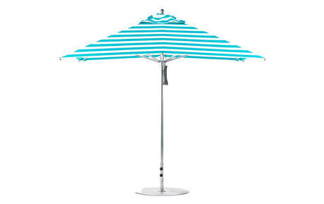 Ledge Lounger Premier Aluminum Umbrella - 10' Square Pulley - Majestic Patio