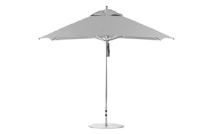 Ledge Lounger Premier Aluminum Umbrella - 10' Square Pulley - Majestic Patio