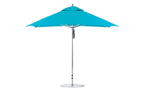 Ledge Lounger Premier Aluminum Umbrella - 10' Square Pulley - Majestic Patio