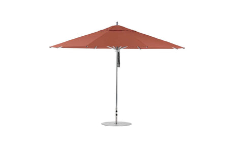 Ledge Lounger Premier Aluminum Umbrella - 13' Octagon Pulley - Majestic Patio