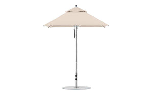 Ledge Lounger Premier Aluminum Umbrella - 6.5' Square Pulley - Majestic Patio