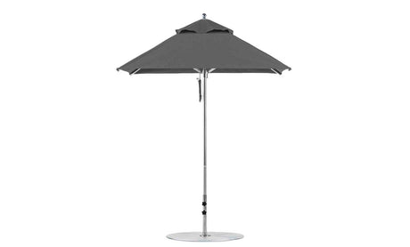 Ledge Lounger Premier Aluminum Umbrella - 6.5' Square Pulley - Majestic Patio