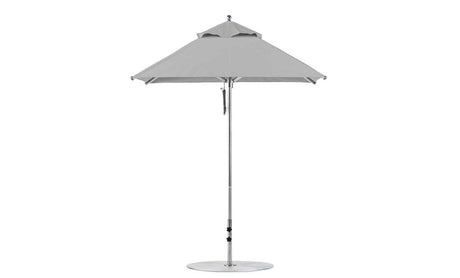 Ledge Lounger Premier Aluminum Umbrella - 6.5' Square Pulley - Majestic Patio