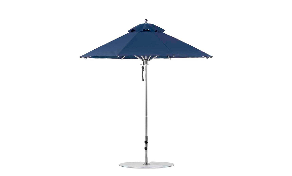 Ledge Lounger Premier Aluminum Umbrella - 7.5' Octagon Pulley - Majestic Patio