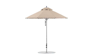 Ledge Lounger Premier Aluminum Umbrella - 7.5' Octagon Pulley - Majestic Patio