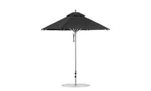 Ledge Lounger Premier Aluminum Umbrella - 7.5' Octagon Pulley - Majestic Patio